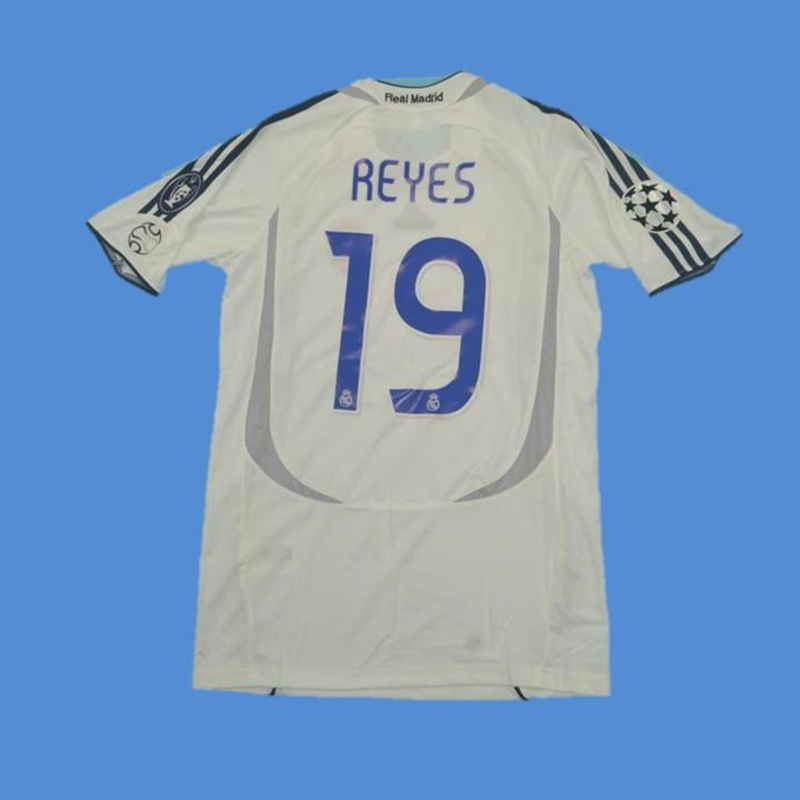 2006-2007 RMA Home Player Version 球员 Retro Soccer Jersey