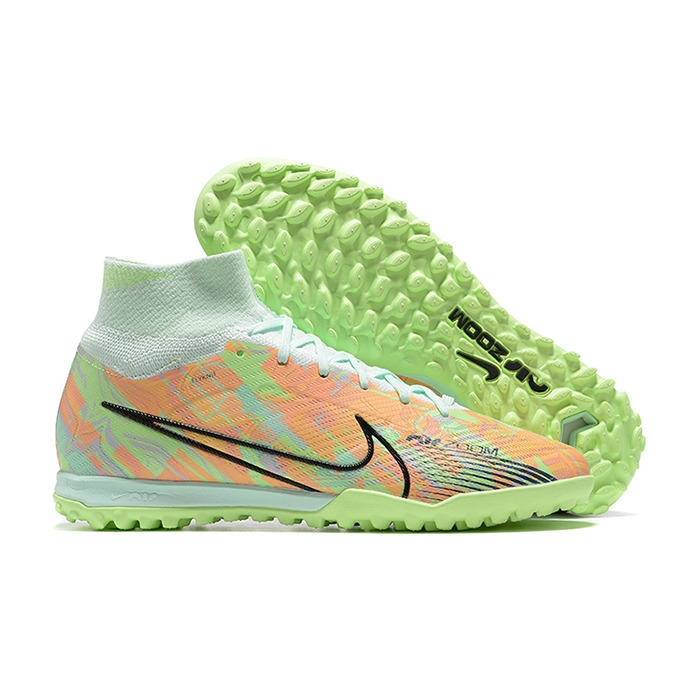 Air Zoom Mercurial Superfly IX Elite TF HIGH Soccer Shoes-Green/Yellow-7282889
