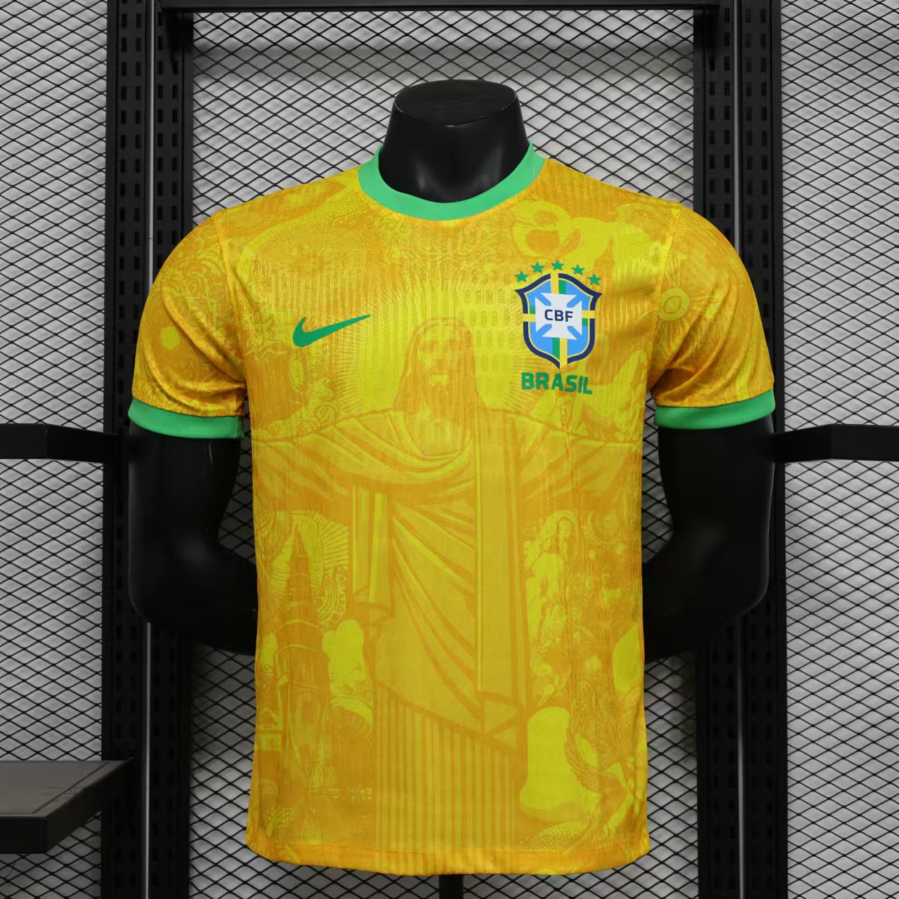 25-26 Brazil Yellow Special Edition Player Version Soccer Jersey *耶稣