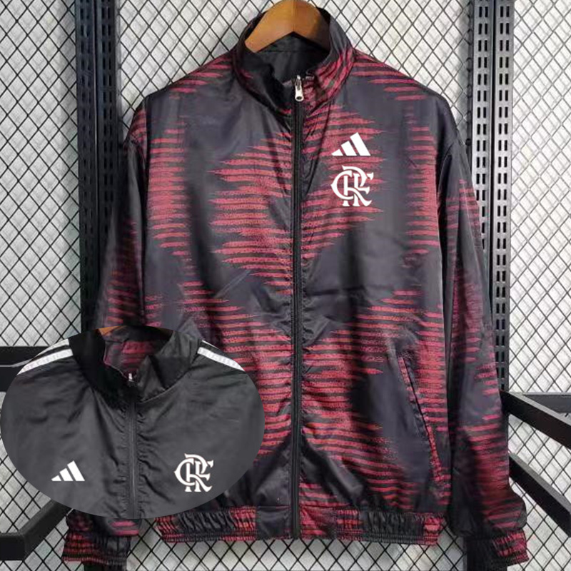 2023 Flamengo Maroon & Black Double Sided Wind...