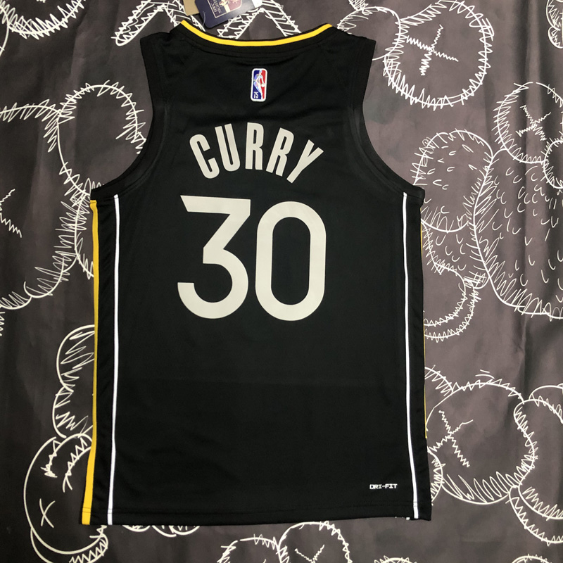 WARRIORS Glory version CURRY #30 Black Top Qual...
