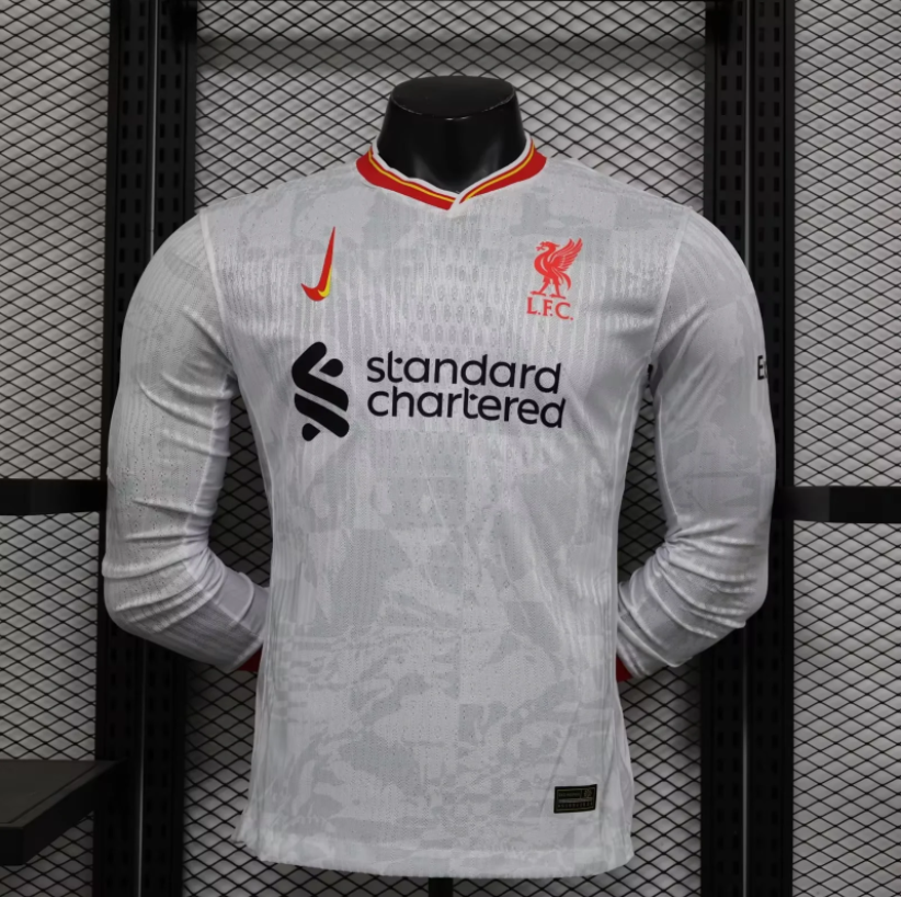 24-25 LIV Third Long Sleeve Player Version Soccer Jersey (长袖球员)