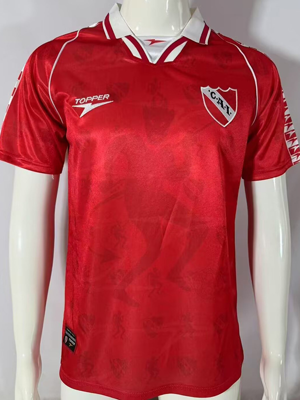 1997-1998 CA Independiente Red Retro Soccer Jersey