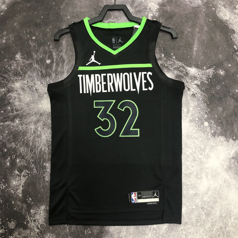 22-23 TIMBERWOLVES TOWNS #32 Black Top Quality ...