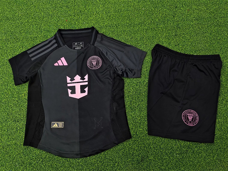 25-26 Inter Miami Away Kids Player Version Soccer Jersey (球员童装)