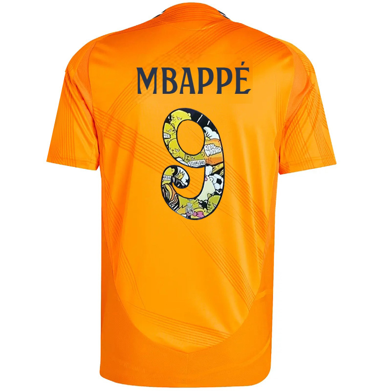 24-25 RMA Away Print Cartoon Number #9 MBAPPE Fans Soccer Jersey