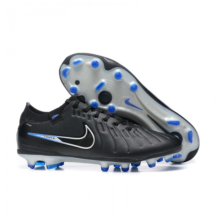 Tiempo Legend 10 Elite FG Soccer Shoes-Black/Blue-9548967