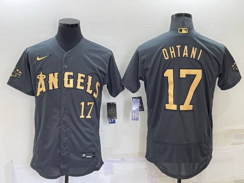 2022 Men's Los Angeles Angels 17 black MLB Jersey