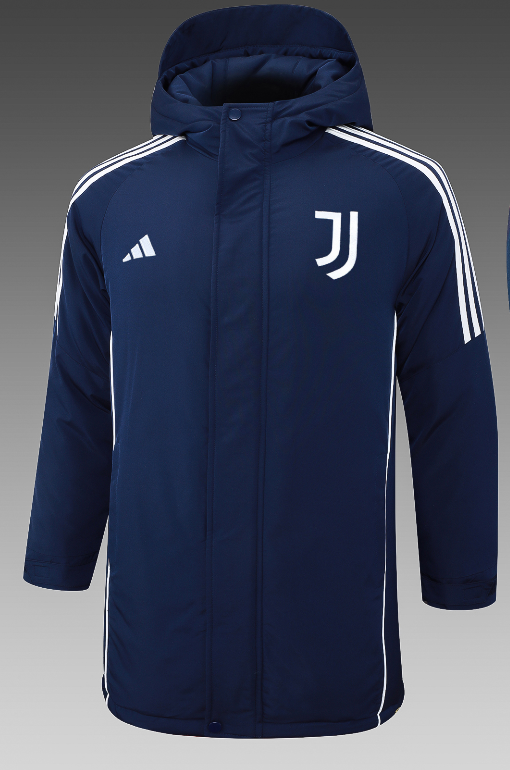 24-25 JUV Royal Blue Hooded Windbreaker Fabric Cotton Coat #G226