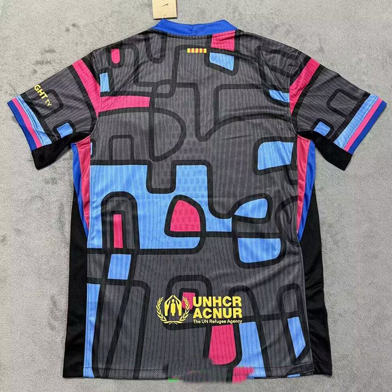 25-26 BAR Grey Black Special Edition Fans Training Shirts