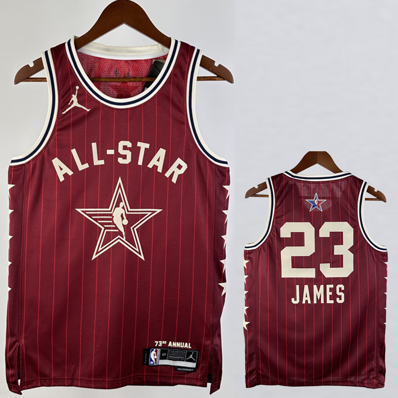 23-24 ALL-STAR JAMES #23 Red Top Quality Hot Pr...