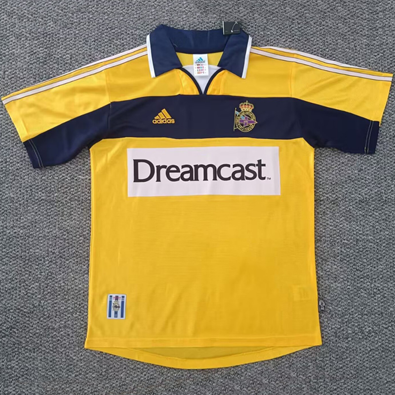 2000-2001 La Coruna Away Retro Soccer Jersey