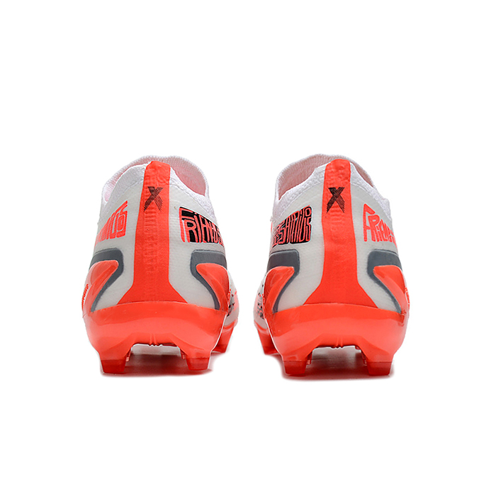 Messi X Speedportal .1 2022 World Cup Boots FG Soccer Shoes-White/Orange-1730193