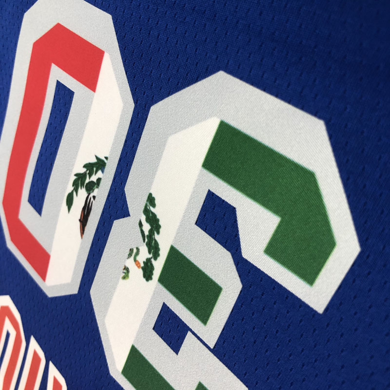 Warriors CURRY #30 'Mexico' Blue 75th Anniversa...