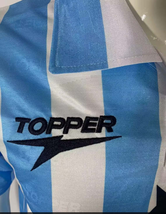 1997-1998 Racing Club Home Retro Soccer Jersey