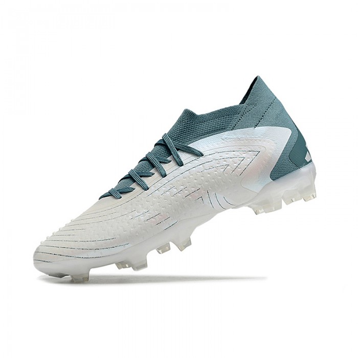 PREDATOR ACCURACY23.1 FG Soccer Shoes-White/Blue-8534563