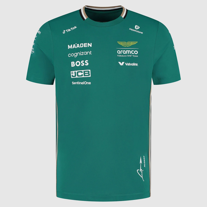 2024 F1 Aston Martin #14 Green Racing Suit (圆领)