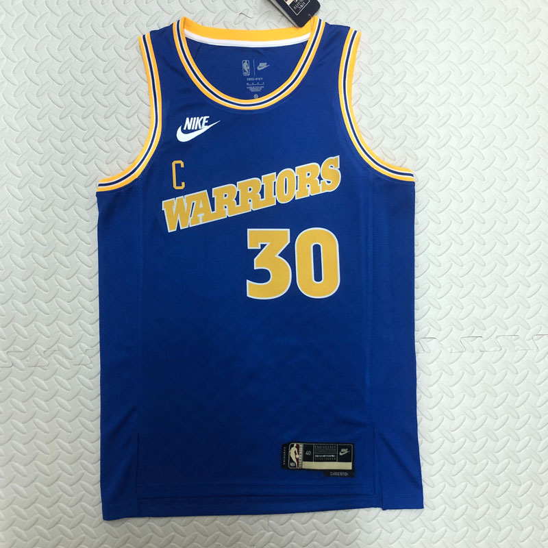 22-23 WARRIORS CURRY #30 Blue Top Quality Hot P...