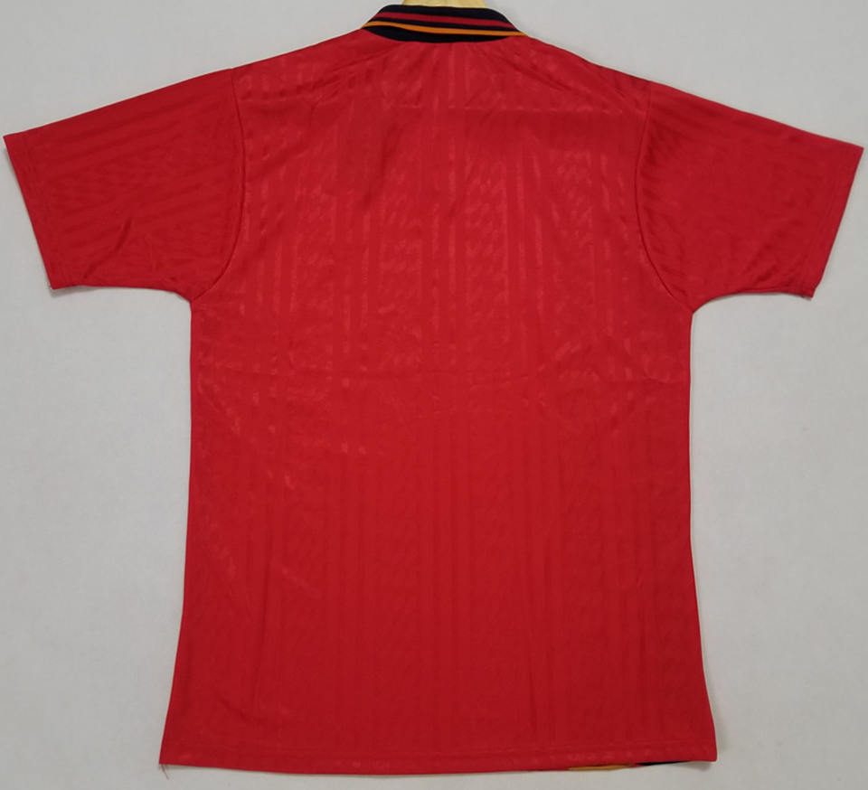 1994 Spain Home Red Retro Soccer Jersey