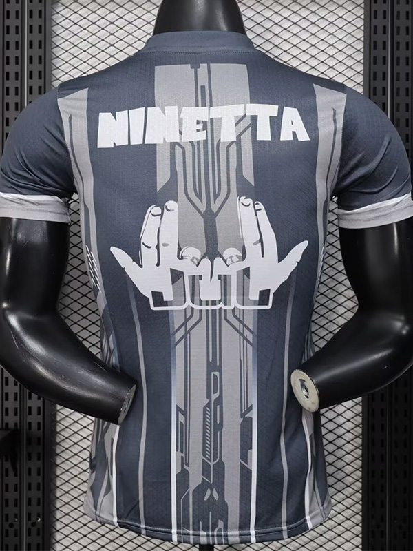 25-26 Marseille Grey Joint Edition Player Version Training shirts