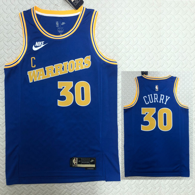 22-23 WARRIORS CURRY #30 Blue Top Quality Hot P...