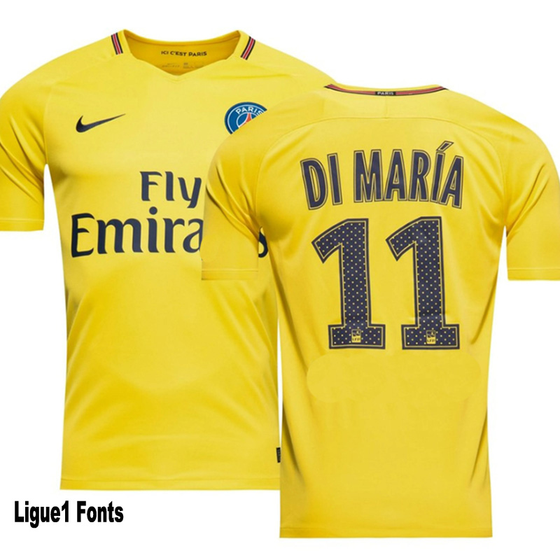 2017-2018 PSG Paris Away Retro Soccer Jersey