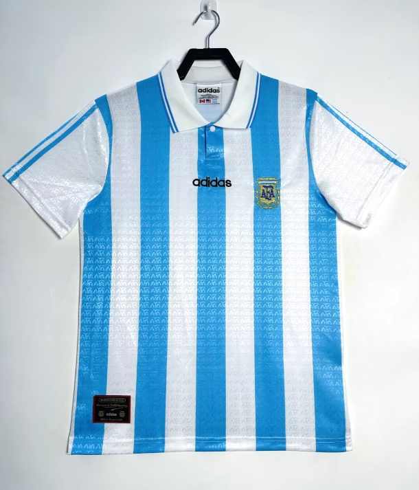 1994 Argentina Home  Retro Soccer Jersey