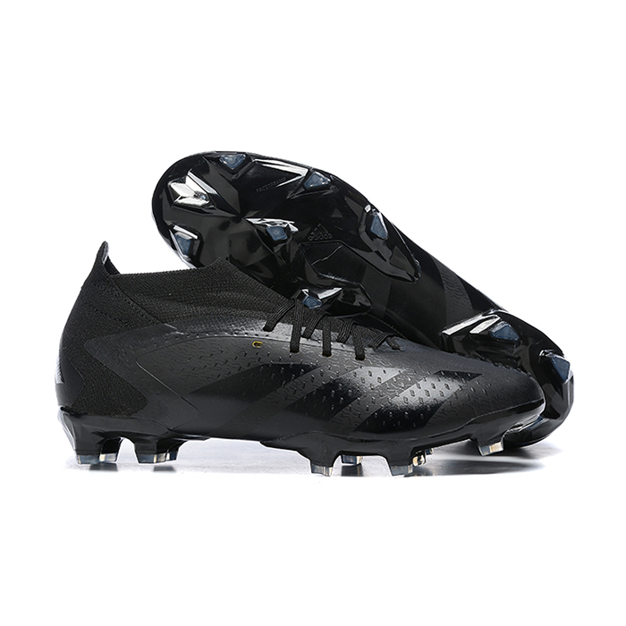 PREDATOR ACCURACY+ FG BOOTS Soccer Shoes-All Black-9726122
