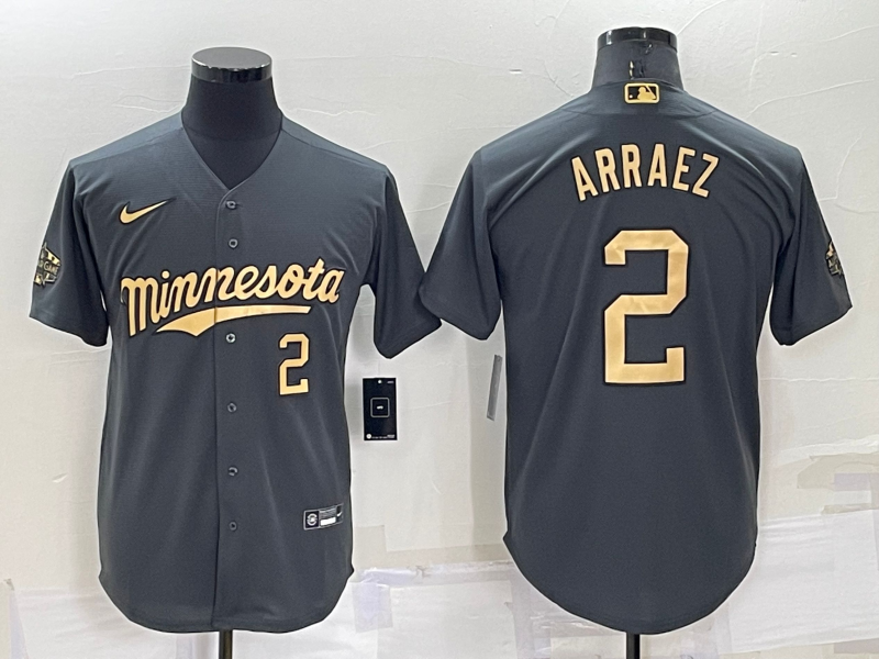 2022 Men's Minnesota Twins Arraez 2 black MLB Jersey