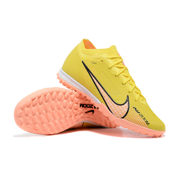 Vapor 15 Academy TF Soccer Shoes-Yellow/Pink-5269527