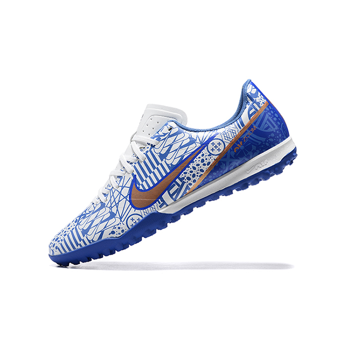 Air Zoom Mercurial Vapor- XV Academy TF Soccer Shoes-White/Blue-7830712