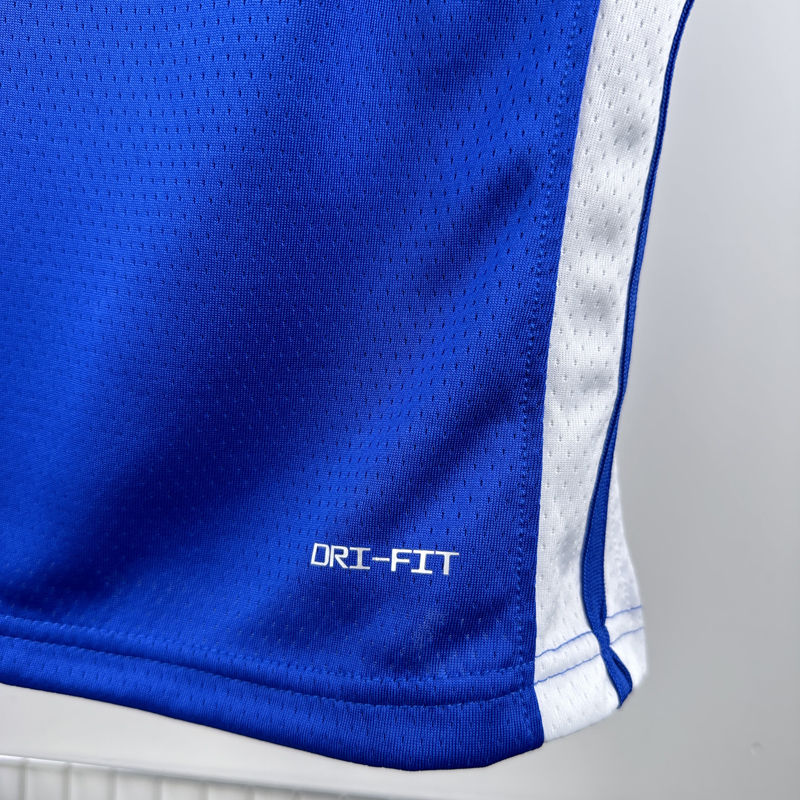 WARRIORS CURRY #30 Blue Top Quality Hot Pressing NBA Jersey (V领)