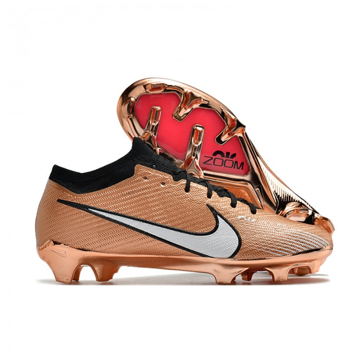 Air Zoom Mercurial Vapor XV Elite FG Soccer Shoes-Gold/Black-7346327