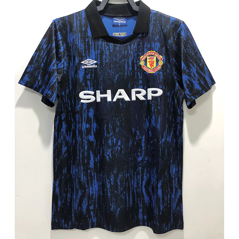 1992-1993 Man Utd Away Retro Soccer Jersey