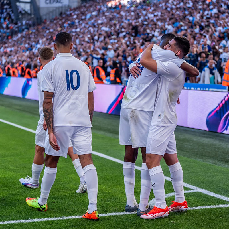 24-25 Marseille White 125th Anniversary Fans Soccer Jersey