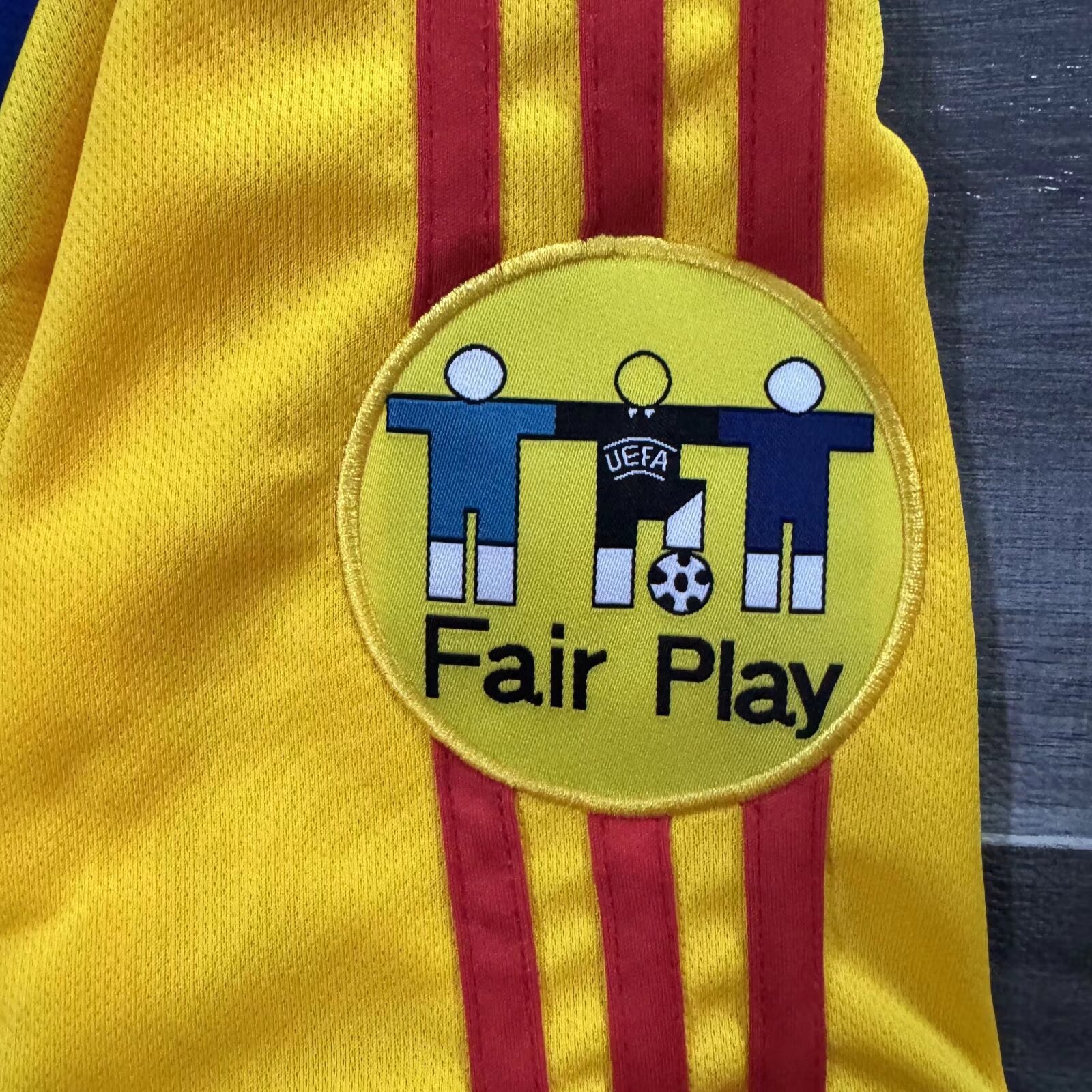 2000 Romania Yellow Retro Soccer Jersey