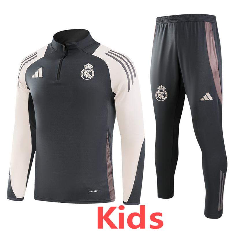 24-25 RMA Dark gray Kids Half Pull Tracksuit (童装)(半拉链)