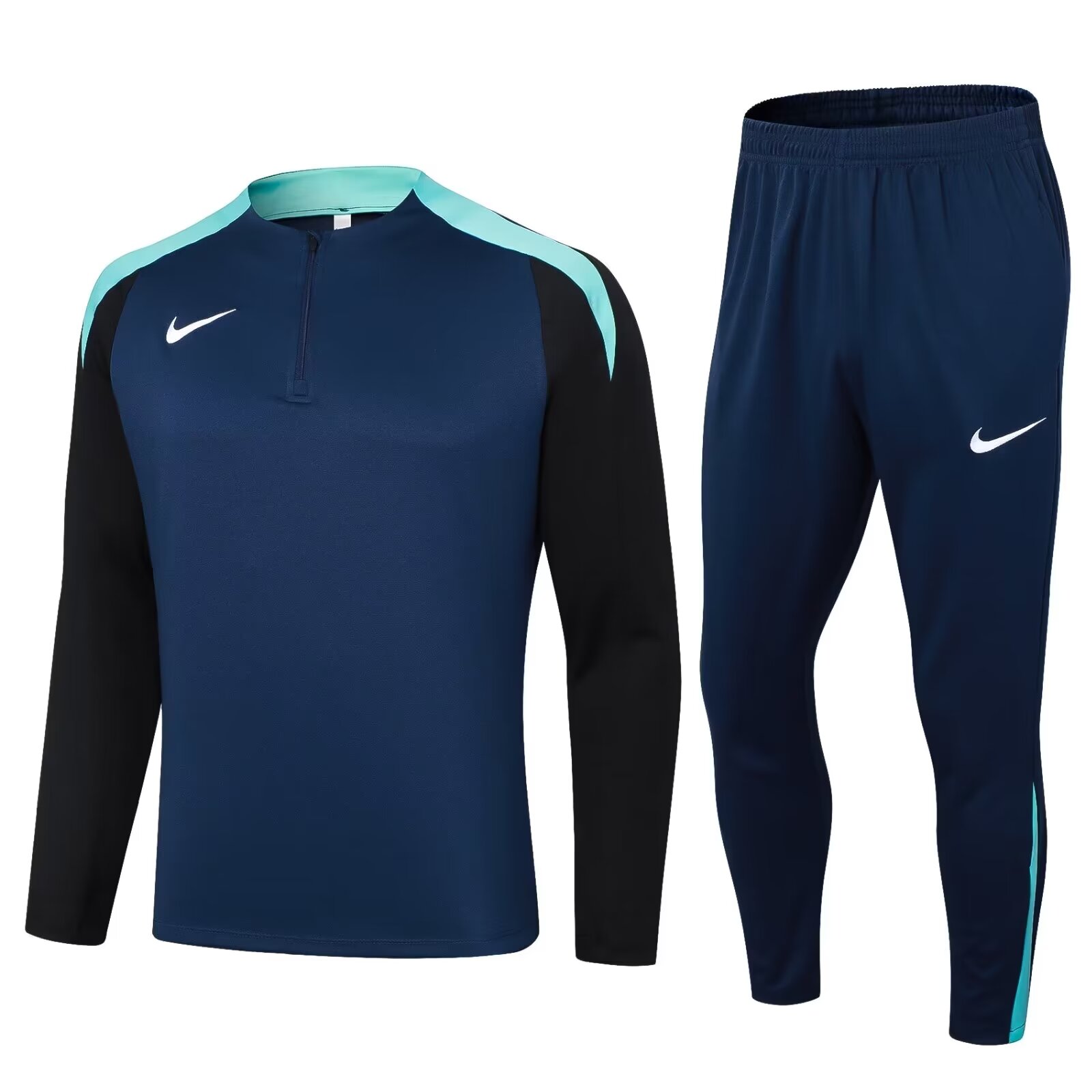 2024 NK Blue Half Pull Tracksuit