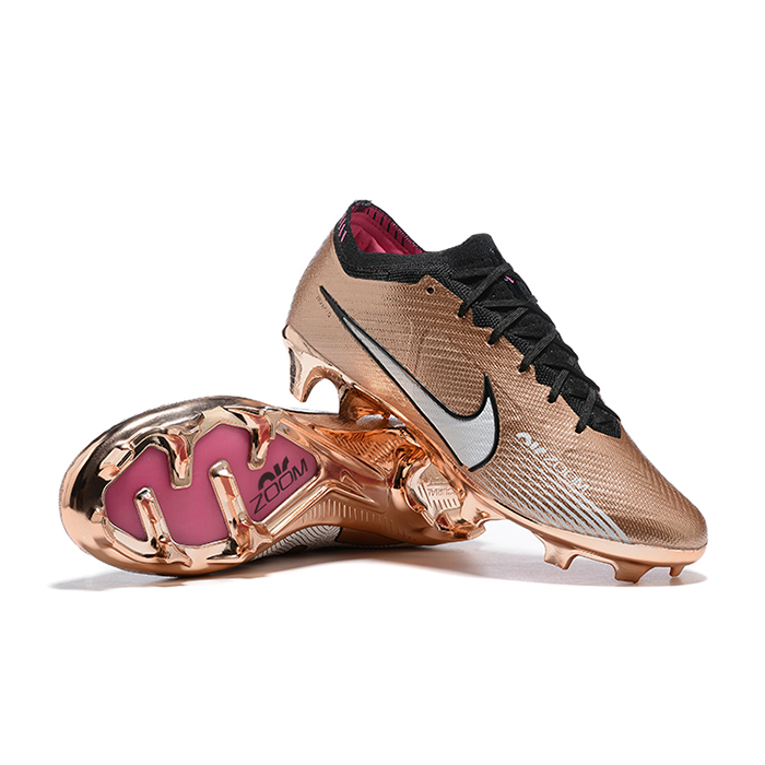 Air Zoom Mercurial Vapor XV Elite FG Soccer Shoes-Rose Gold/Black-4662435
