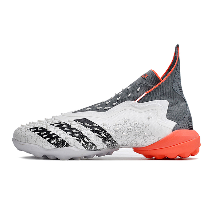 PREDATOR FREAK .1 TF High Soccer Shoes-Gray/Black-4510104