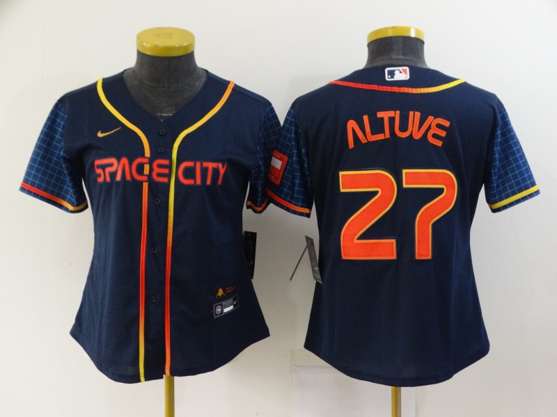 Houston Astros Women's SPACE CITY baseball jersey  ALTUVE 27
