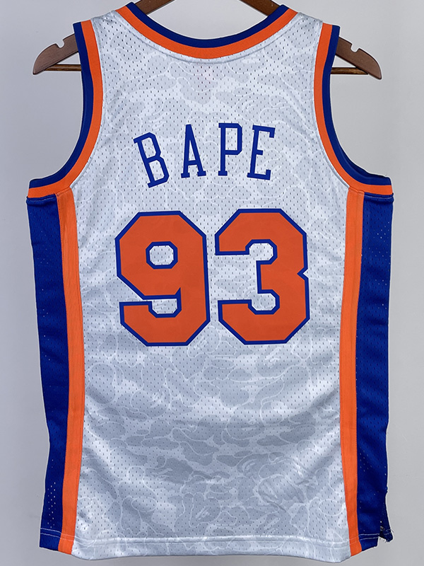 2023 Knicks & BAPE #93 White Top Quality Hot Pr...