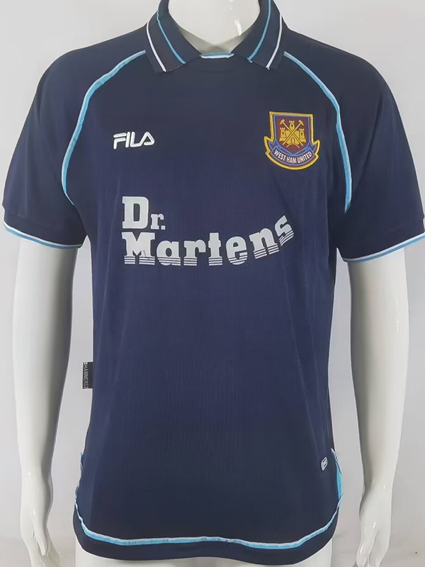 1999-2001 West Ham Away Retro Soccer Jersey