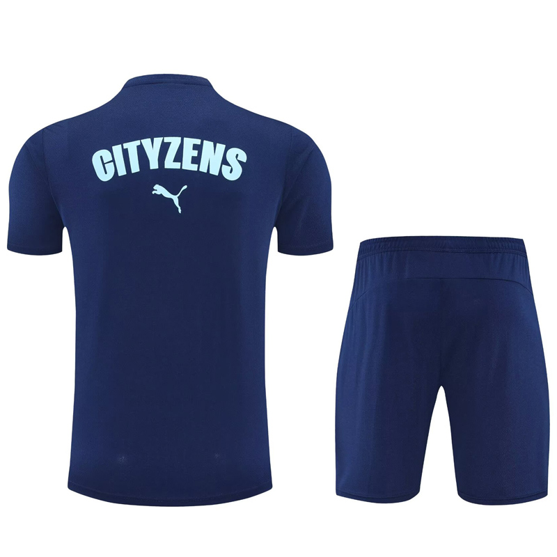 25-26 Man City Royal blue Training Short Suit