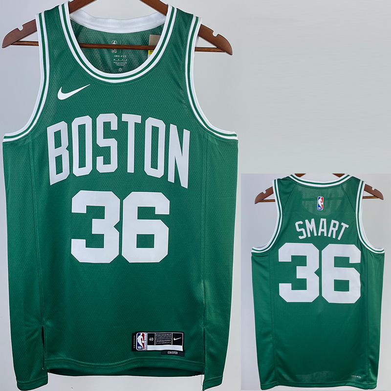 22-23 CELTICS SMART #36 Green Top Quality Hot P...