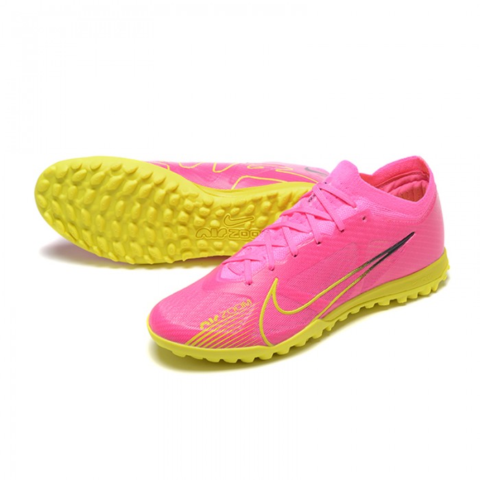 Vapor 15 Academy TF Soccer Shoes-Pink/Yellow-681206