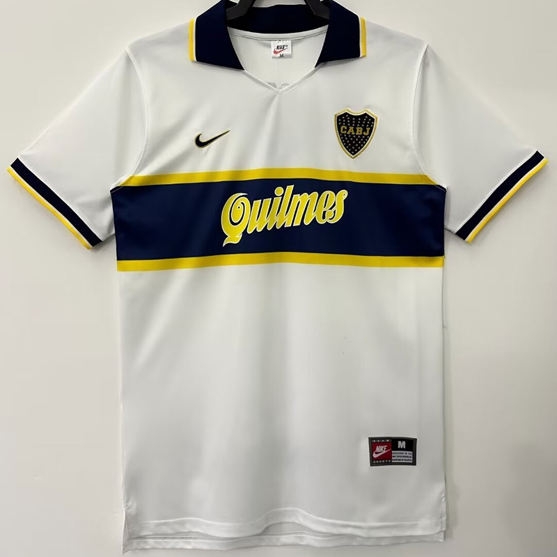 1996-1997 Boca Juniors Away Retro Soccer Jersey