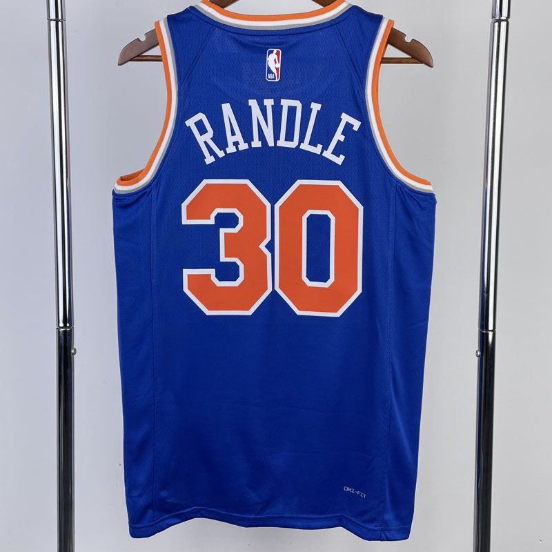 22-23 KNICKS RANDLE #30 Blue Top Quality Hot Pr...