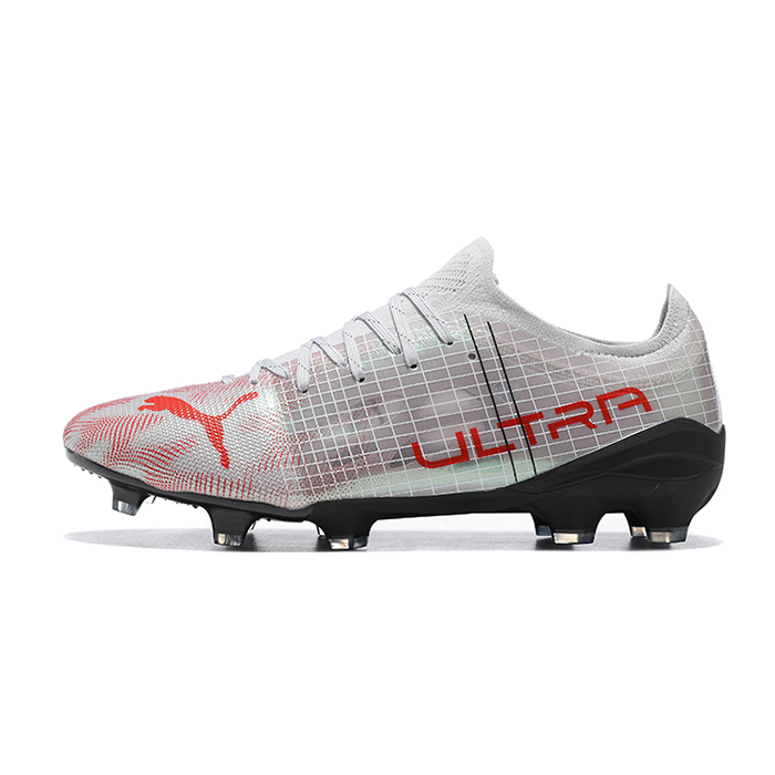 Ultra 1.4 Instinct FG Soccer Shoes-Grey/Red-6450540