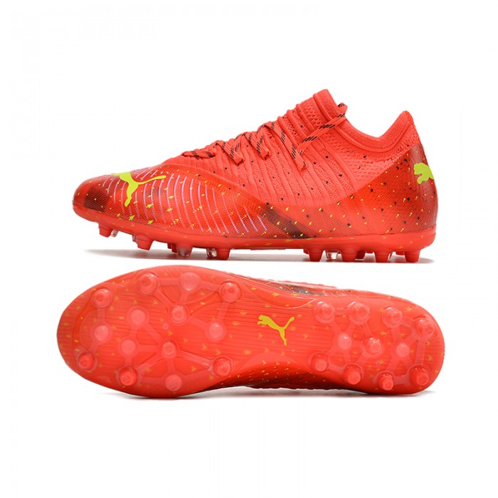 Neymar Future Z 1.3 Instinct MG Soccer Shoes-Red/Yellow-7952138